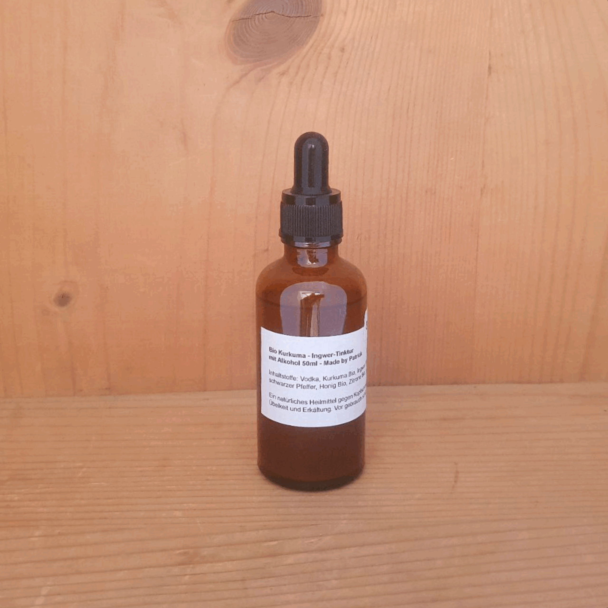 Ingwer-Kurkuma-Tinktur mit Alkohol Bio