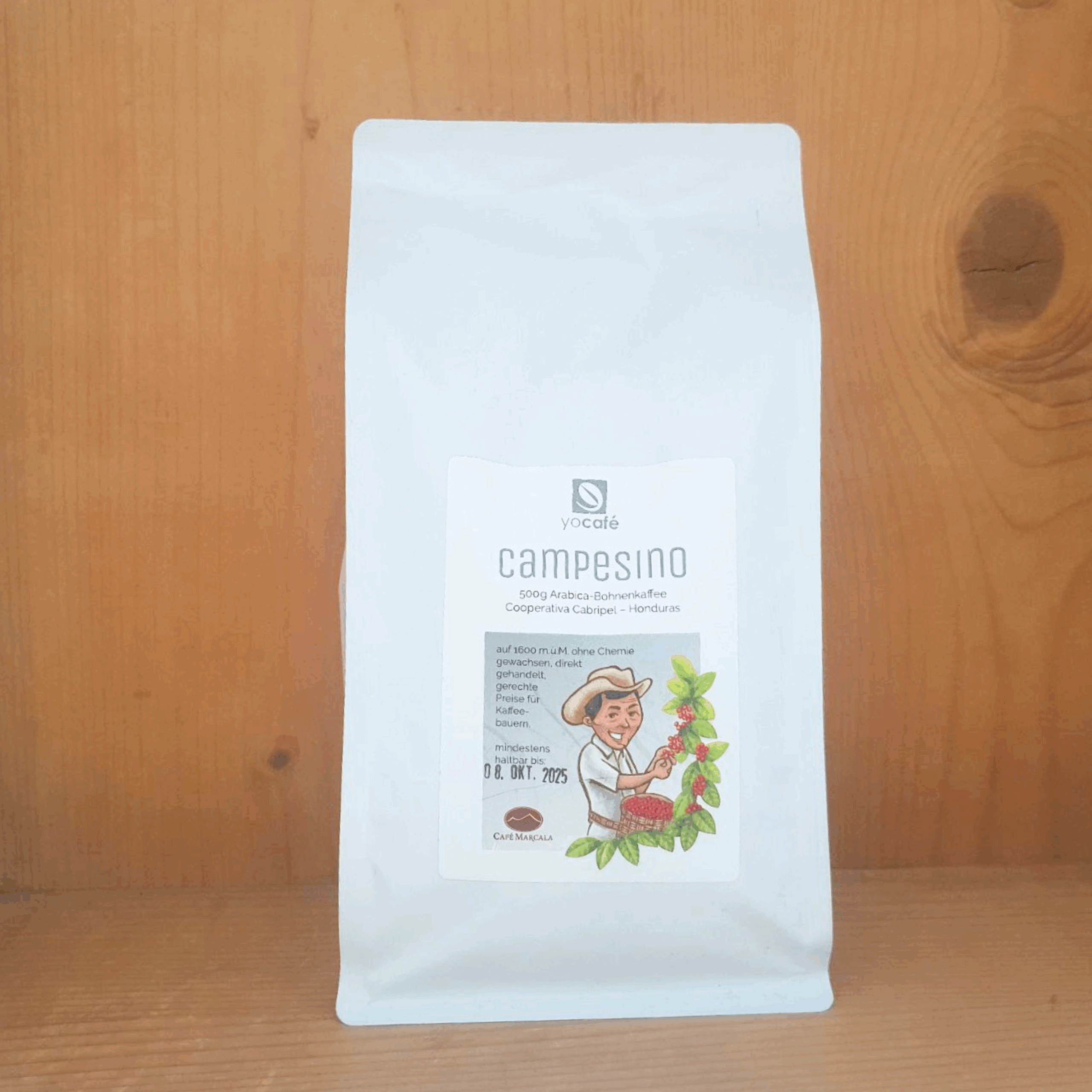 Bohnenkaffee Campesino Bio