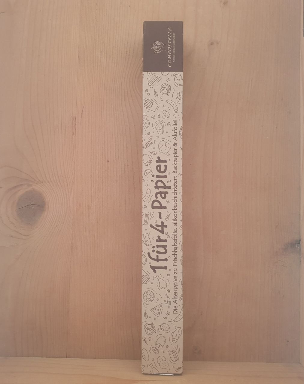 1 für 4-Papier Haushaltrolle 8m