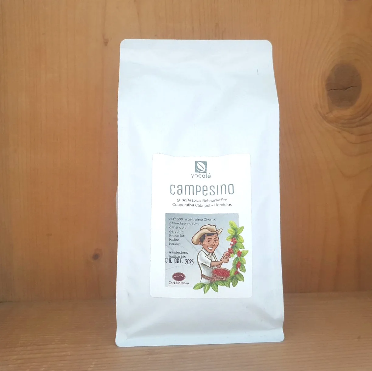 Bohnenkaffee Campesino Bio
