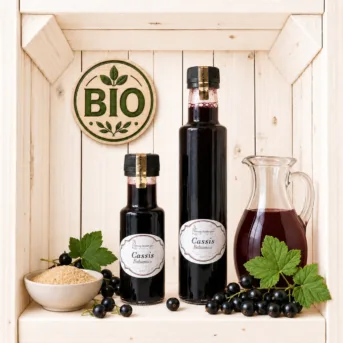 Cassis Balsamico Bio 0.1 Liter + 0.25 Liter